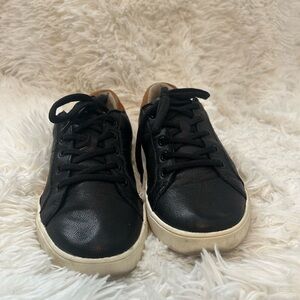 Naturalizer Morrison Black Leather Sneakers